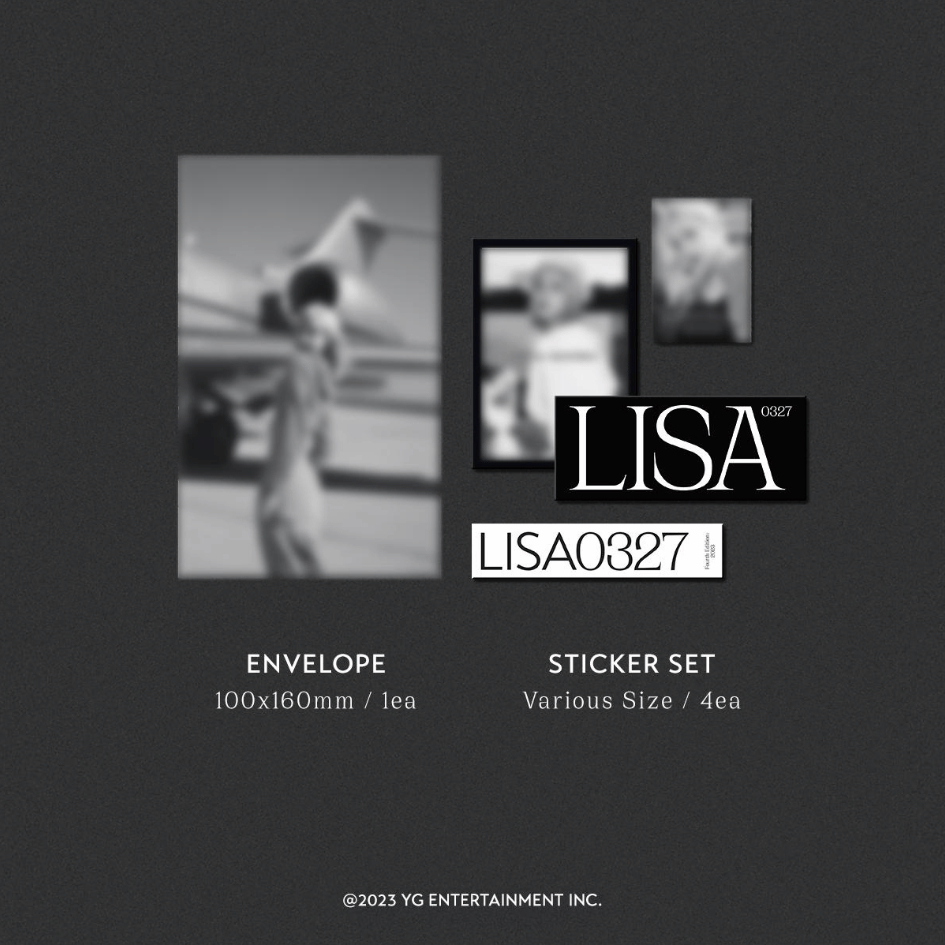 LISA 0327 PHOTOBOOK VOL.4 (HARDCOVER) โฟโต้บุ๊คลิซ่า