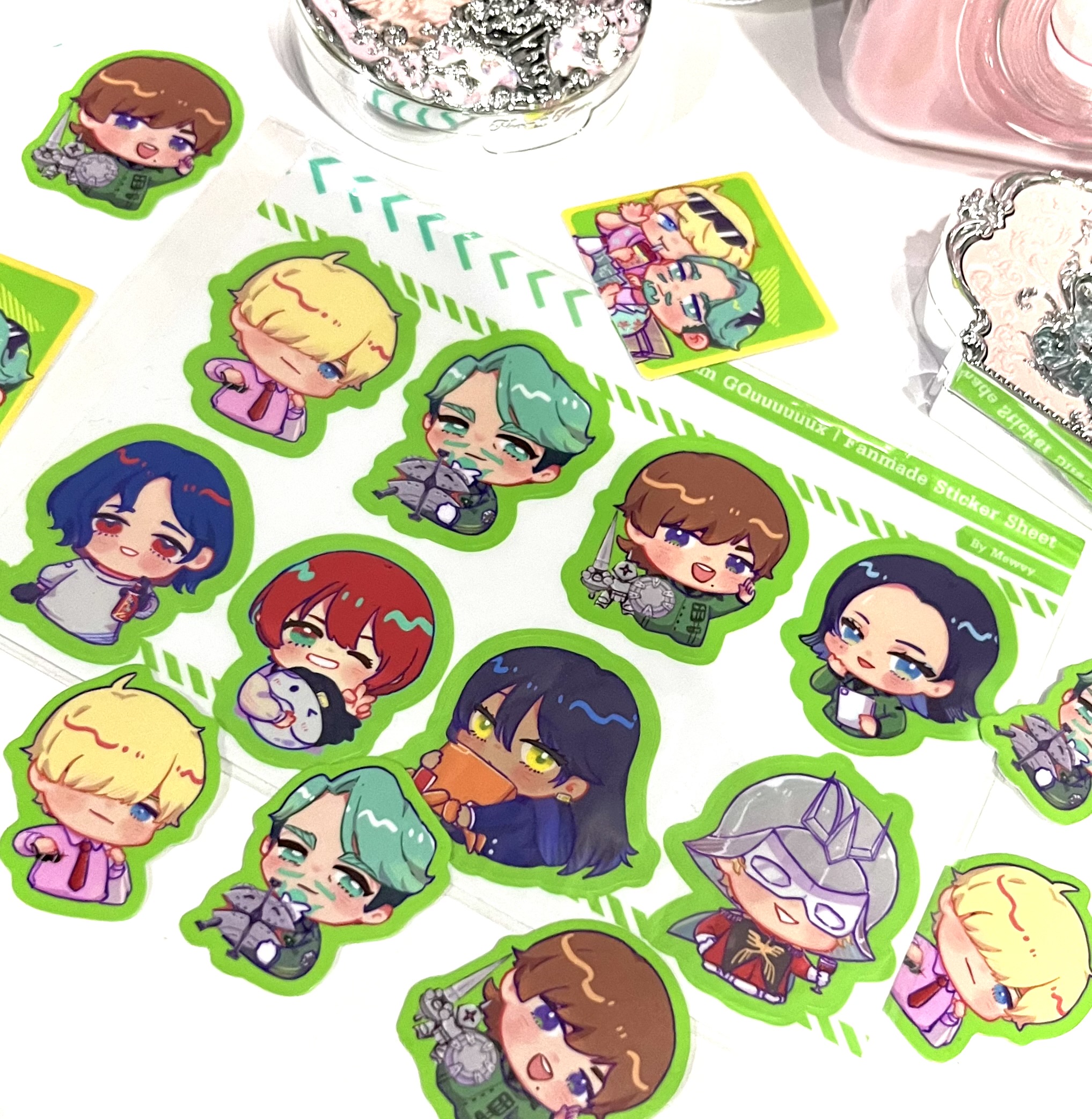 [In stock] GQ Sticker sheet