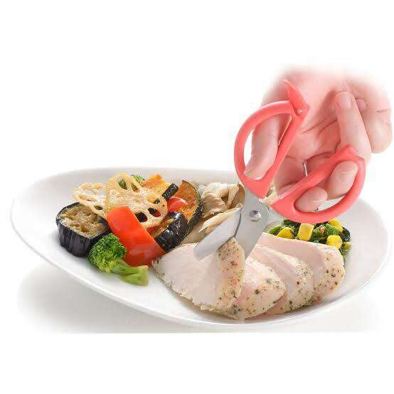 Richell - Cutting Tongs ที่คีบ & ตัดอาหารแบบ 2-in-1 / กรรไกรตัดอาหาร Baby Food Scissors with case