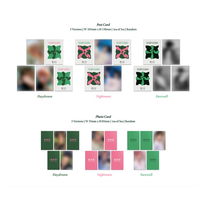 TXT - The Name Chapter: TEMPTATION (SET) + ของแถมweverse