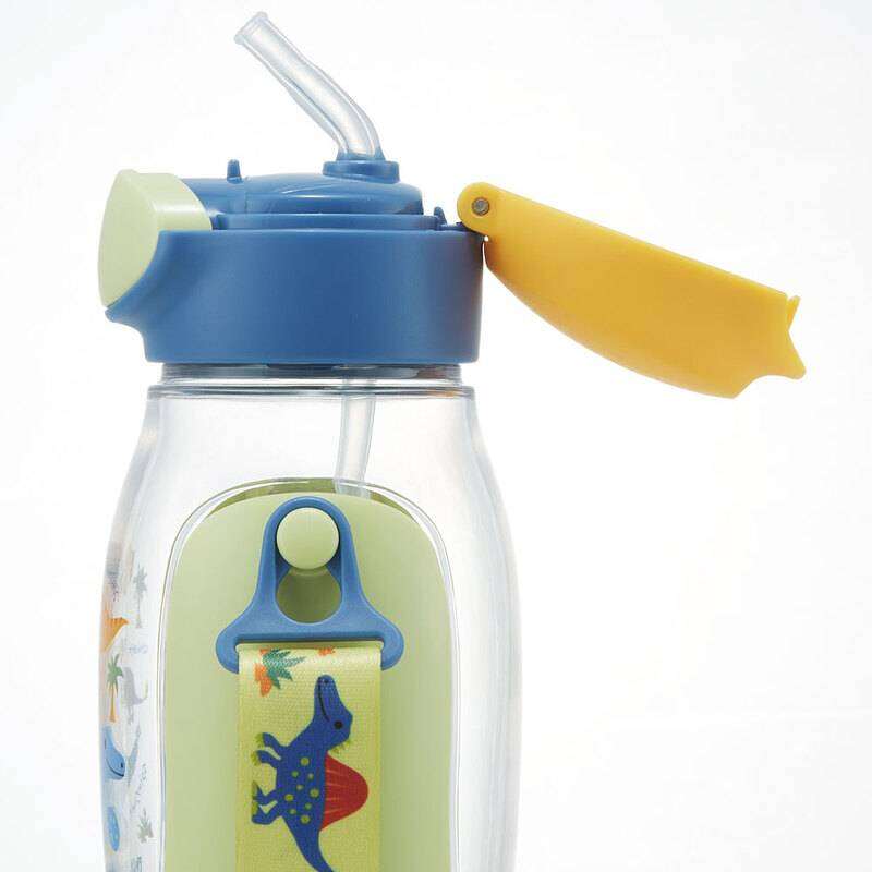 NEW เพิ่มลายปี 2025 Skater - กระติกน้ำรุ่นใหม่ น่ารักมาก สายสวยมาก - One Push Straw Water Bottle ขนาด 530ml.