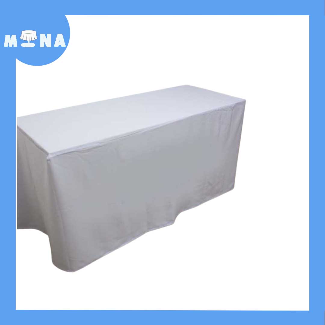 ผ้าคลุมโต๊ะแบบเก็บมุม Size 1.8 เมตร -ไม่สกรีนโลโก้