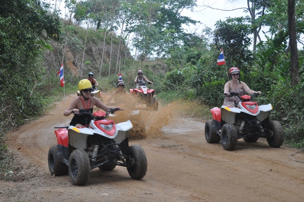 Phuket ATV 1 hour(250c.c.) + Zipline Phuket 15 Platforms & Big Buddha Tour Phuket X-2