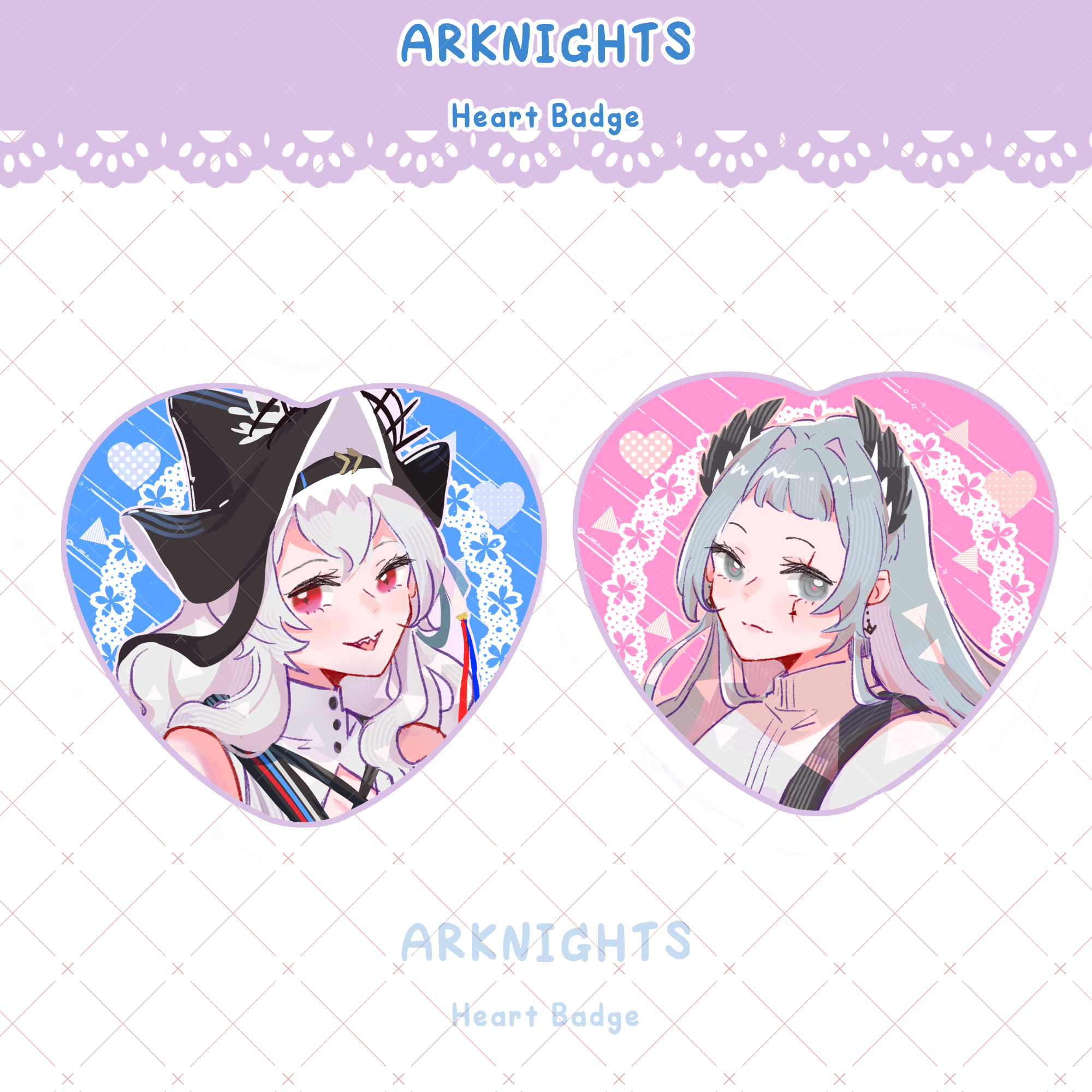 [In stock] Arknights Heart Badges