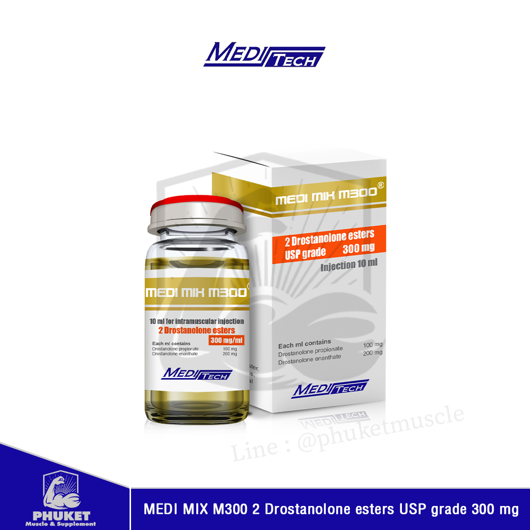Meditech MEDI MIX M300 2 Drostanolone esters USP grade 300 mg