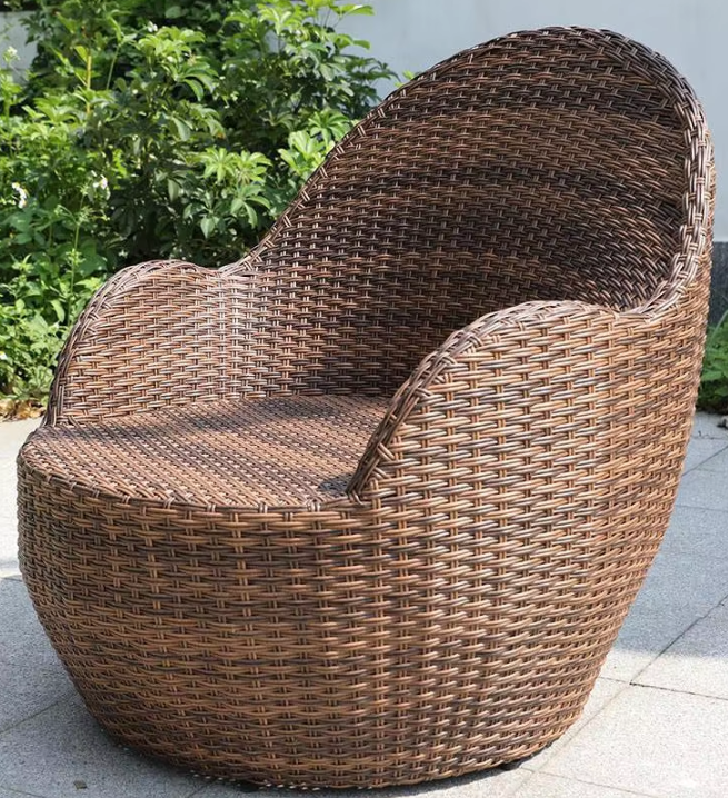 Rattan Outdoor Sofa Set with Glass Top Coffee Table and Cushions Patio furniture sofa set