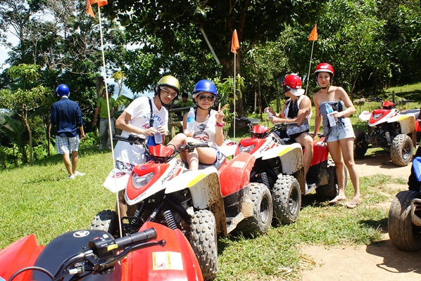 Phuket ATV 1 hour(250c.c.) + Zipline Phuket 15 Platforms & Big Buddha Tour Phuket X-2
