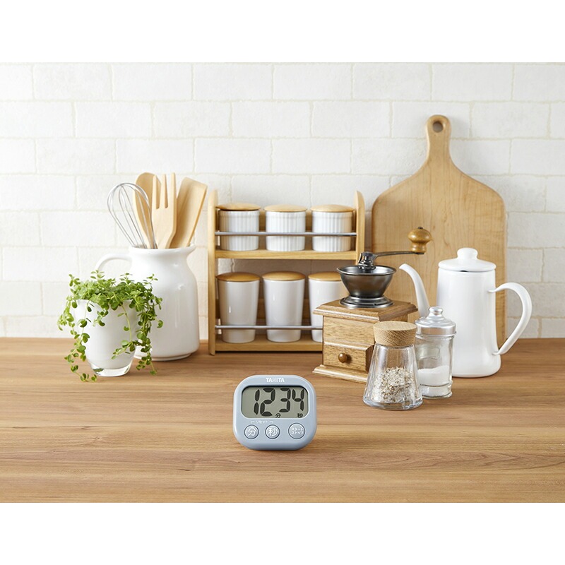 NEW! ต้านเชื้อแบคทีเรีย Tanita TD-429 นาฬิกาจับเวลาแบบนับเวลาถอยหลัง Antibacterial Large Visible Time