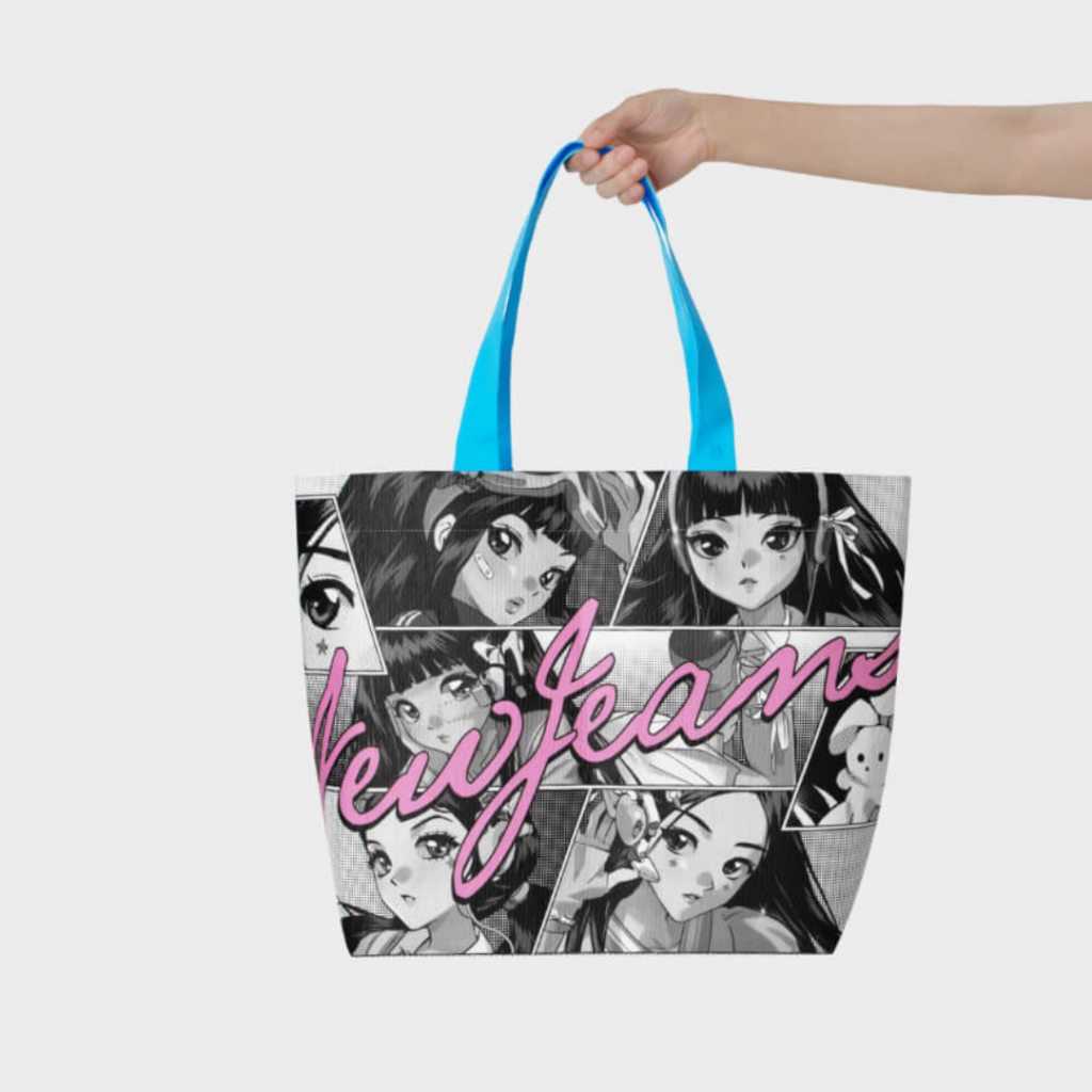 NEWJEANS RPET REUSABLE SHOPPING TOTE BAG นิวจีนส์