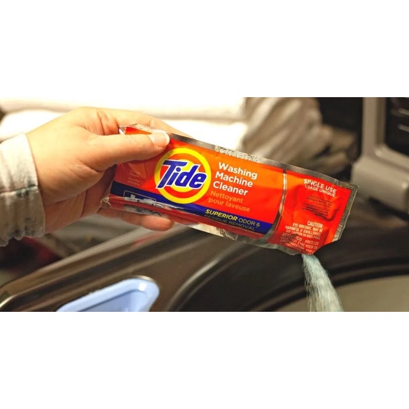 [แบ่งขาย / ซอง] ผงล้างเครื่องซักผ้า Tide washing machine cleaner, ขนาด 75g. / ซอง