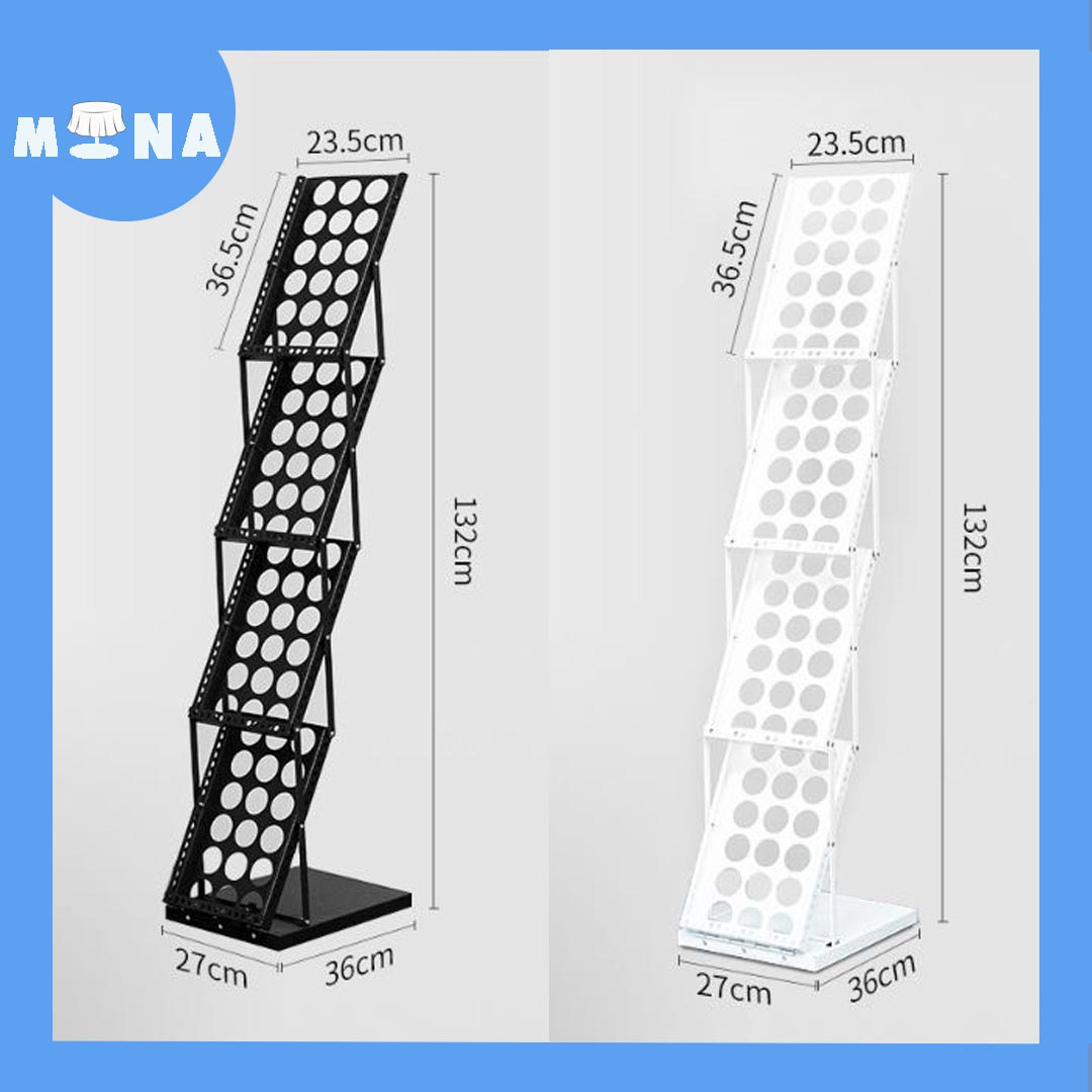 ชั้นวางนิตยสาร พับเก็บได้ รุ่น01