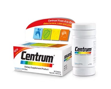 Centrum A to Zinc 100's