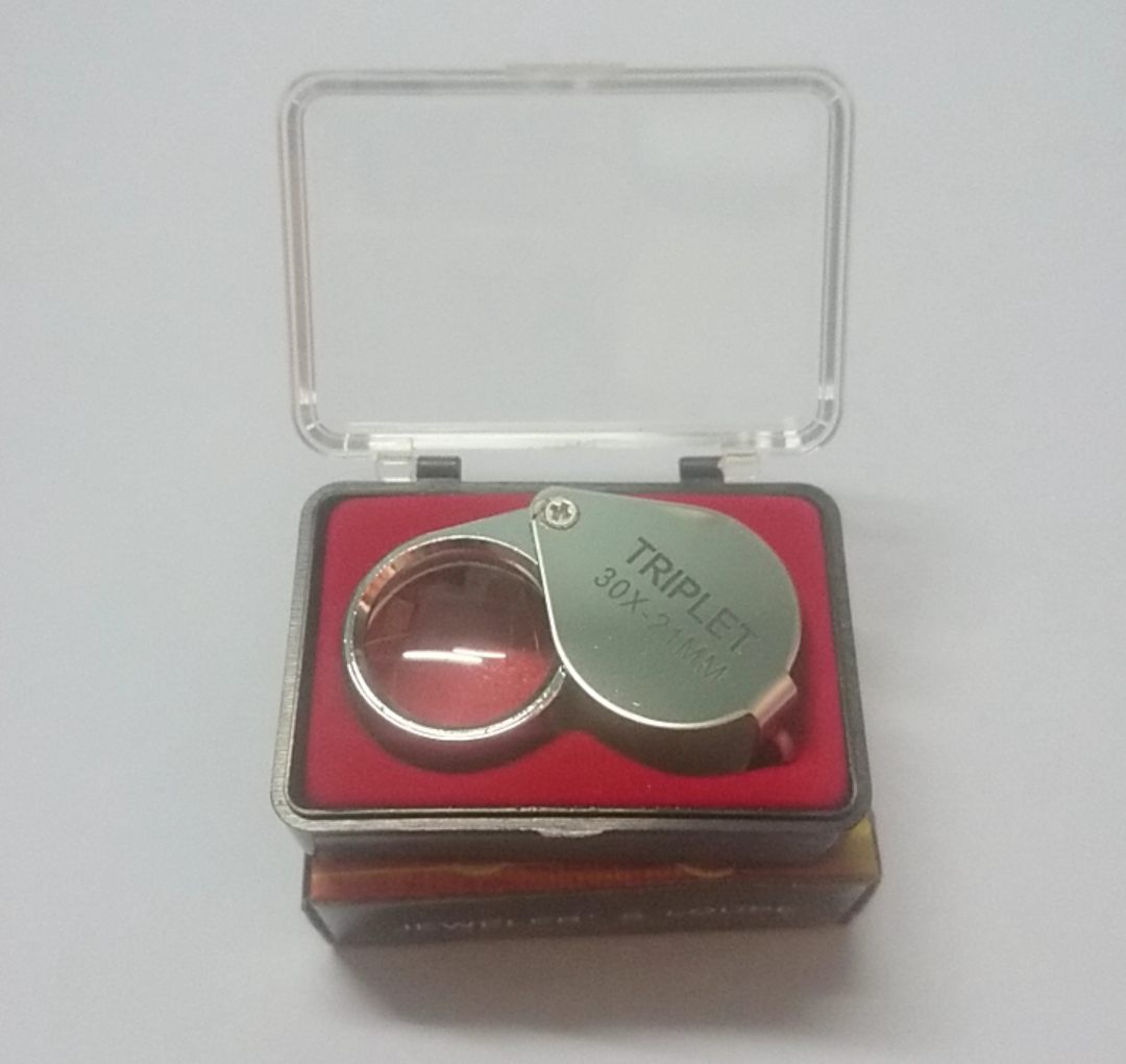 กล้องส่องพระและส่องเหรียญ แว่นขยายพับได้ ขนาดซูม 30 เท่า (30x)