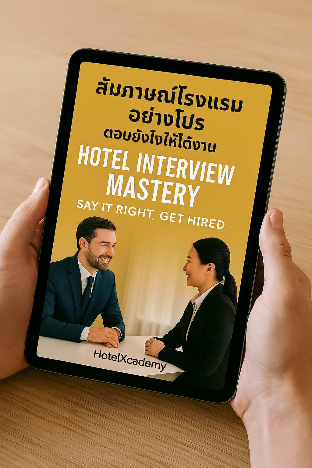 [หนังสืออีบุ๊ค - EBOOK] สัมภาษณ์โรงแรมอย่างโปร ตอบยังไงให้ได้งาน Hotel Interview Mastery: Say It Right, Get Hired