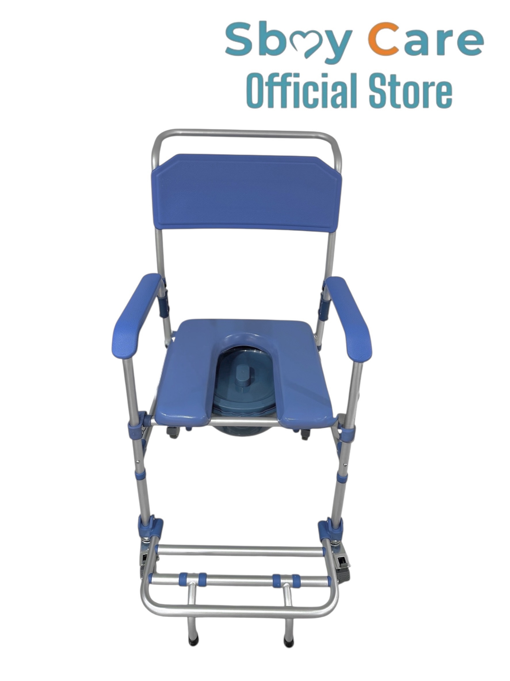 Sbay Care เก้าอี้นั่งถ่ายอลูมิเนียมมีล้อ KDB697LY04
