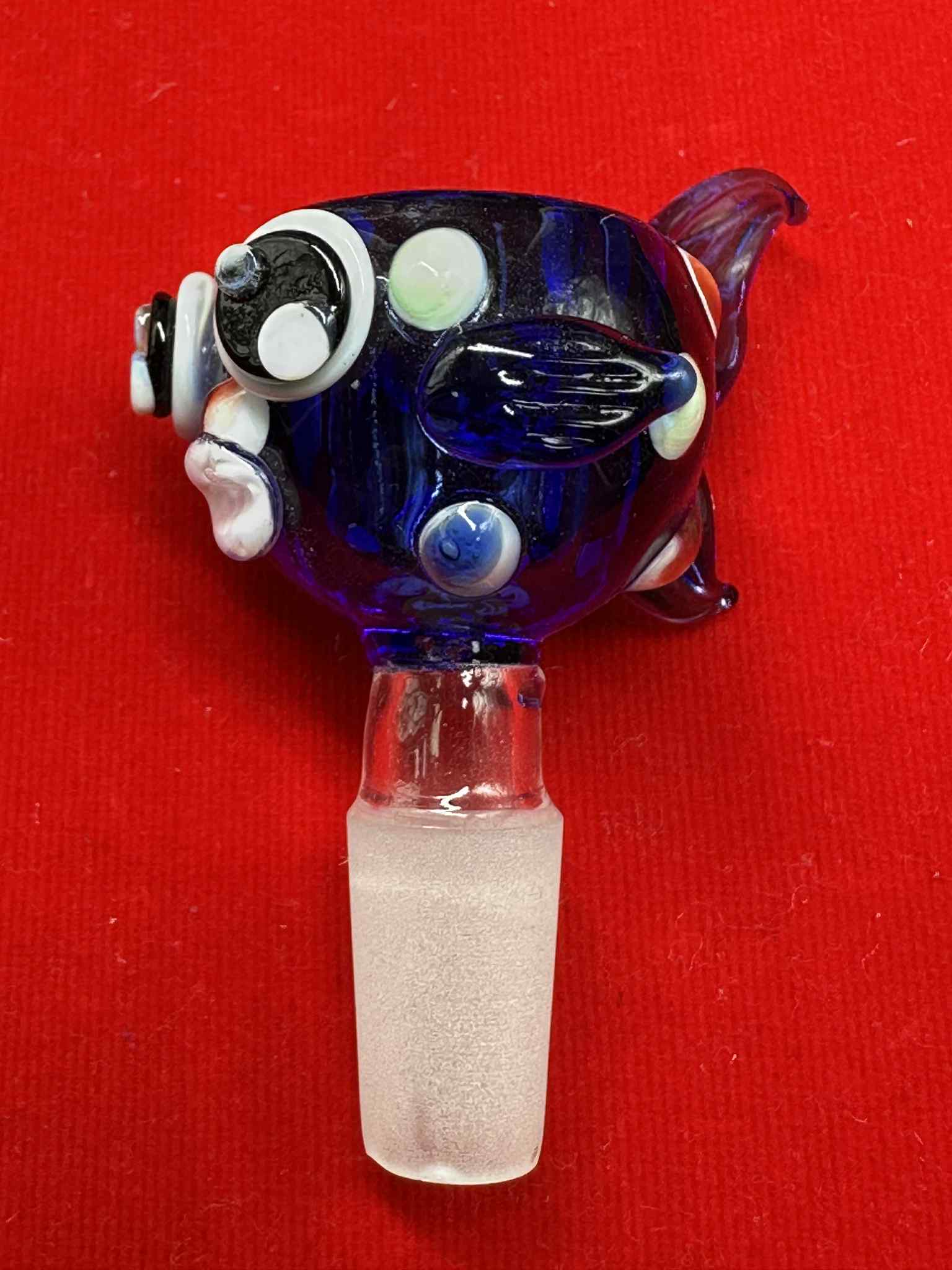 Glass Golden Fish Glass Cup (14.5mm.)(27)