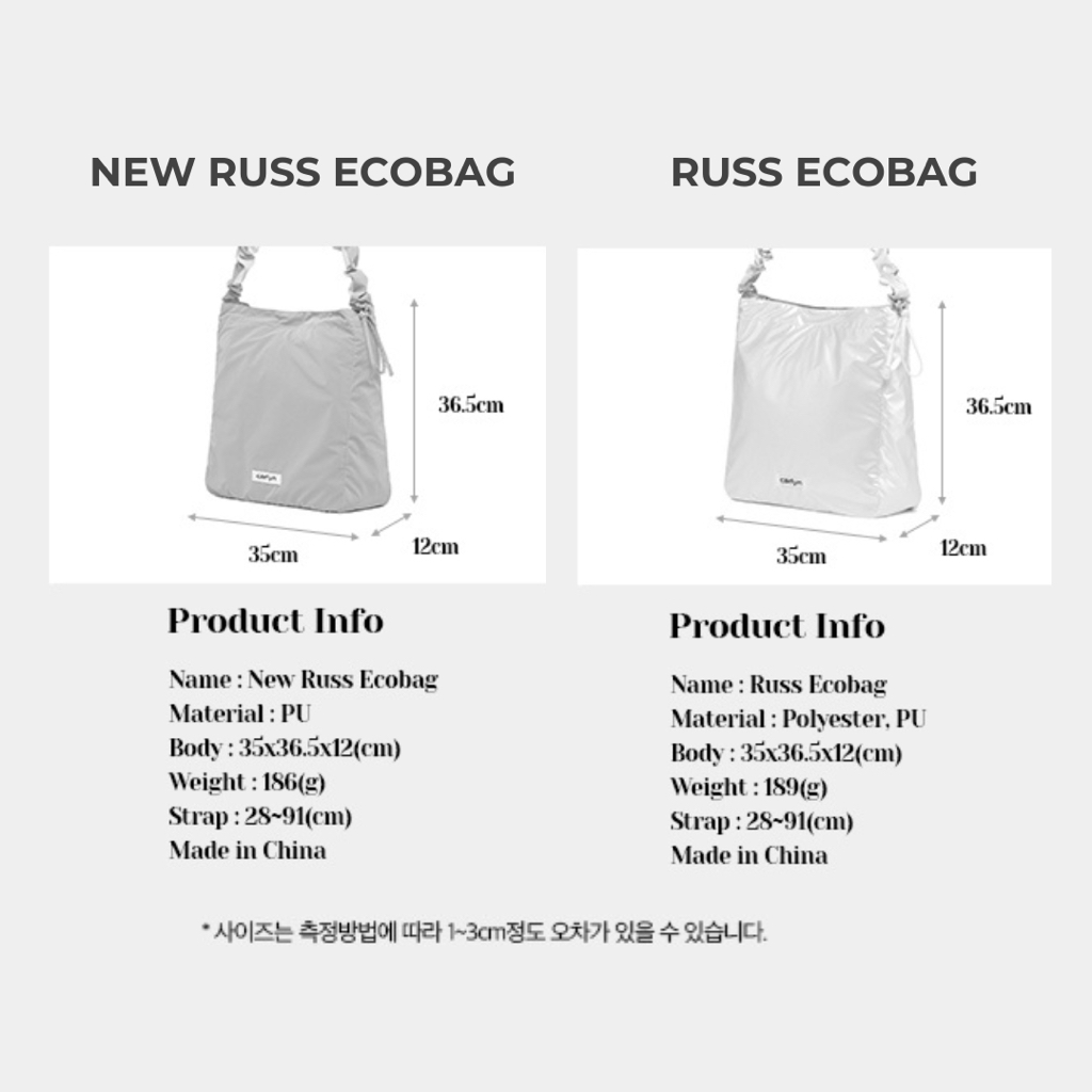 CARLYN NEW RUSS ECOBAG 6colors_H73310010 คัลลีน