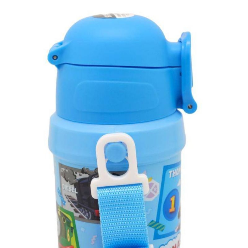 OSK - กระติกน้ำเก็บความเย็น Thomas the Tank Engine Stainless Steel Water Bottle with Straw ขนาด 450ml.