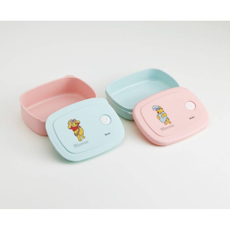 Skater - ชุดกล่องข้าว กล่องอาหาร 2 ใบ พร้อมถุงผ้าหูหิ้ว ขนาด 680 ml. Lunch set with drawstring bag