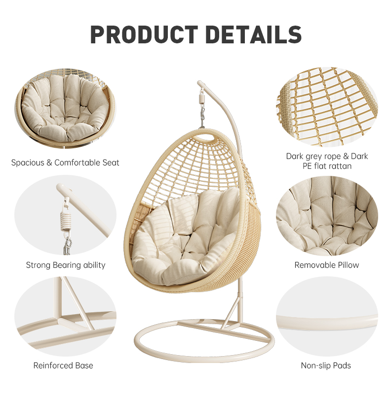 Fulin Garden Furniture Hammock Swinging Ceiling Rattan Wicker Outdoor Round Buy Adult Garden Set Hanging Egg Swing Chair
