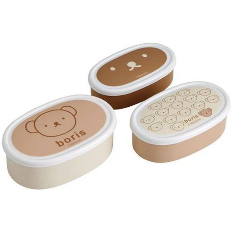 NEW เพิ่มลายปี 2026 Skater - Antibacterial seal conner 3P setเซตกล่องอาหาร กล่องข้าว 3 ขนาด