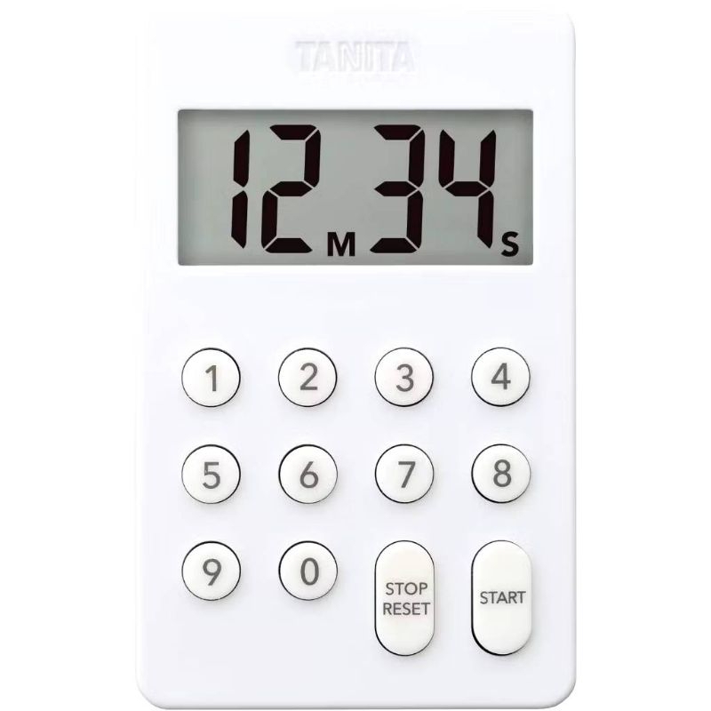 Tanita - นาฬิกาจับเวลาแบบปุ่มกดตัวเลข TD-415 Kitchen Digital Timer
