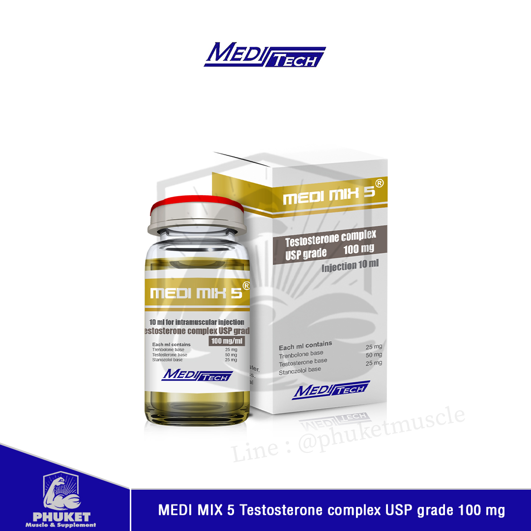 Meditech MEDI MIX 5 Testosterone complex USP grade 100 mg