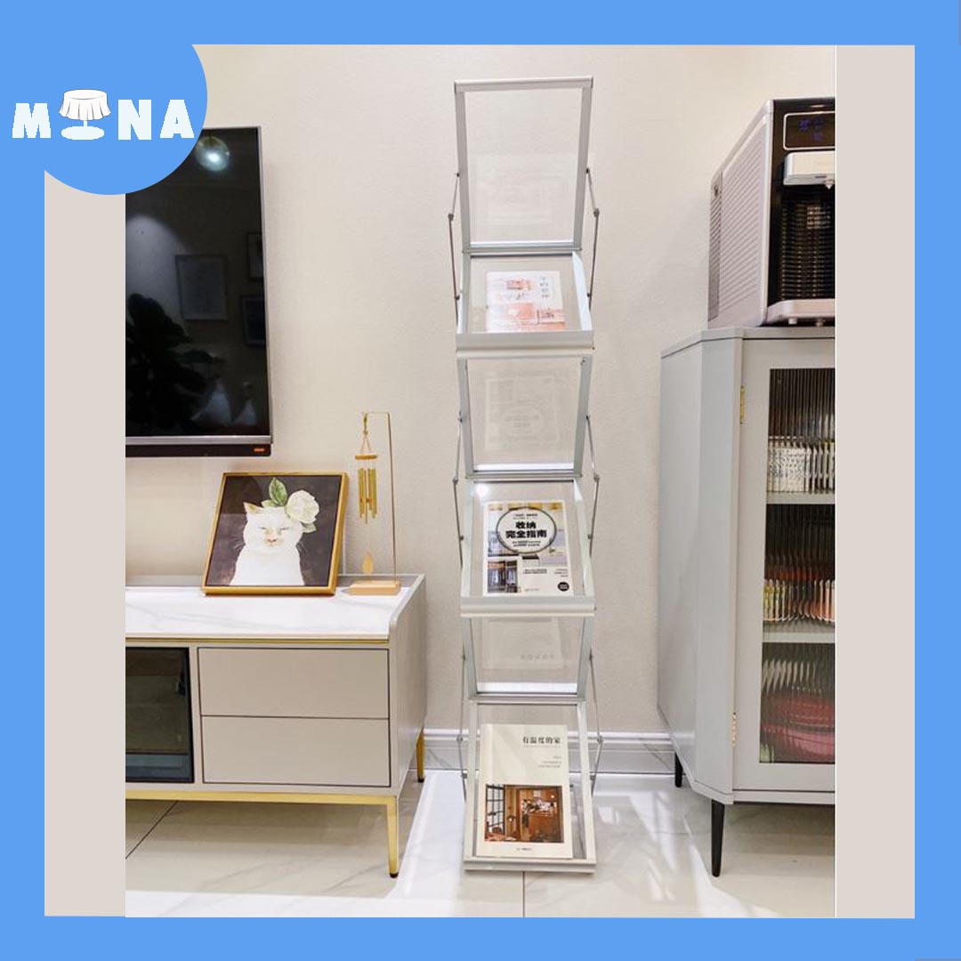 ชั้นวางนิตยสาร พับเก็บได้ รุ่น 02