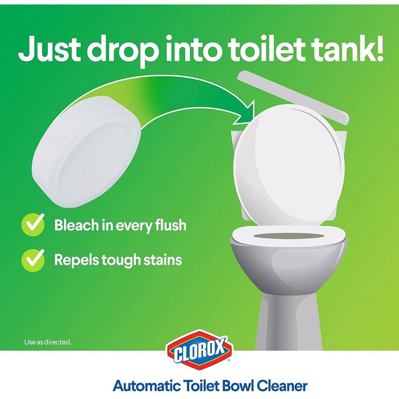 [พร้อมส่ง] แบ่งขาย / ชิ้น Clorox Automatic Toilet Bowl Cleaners