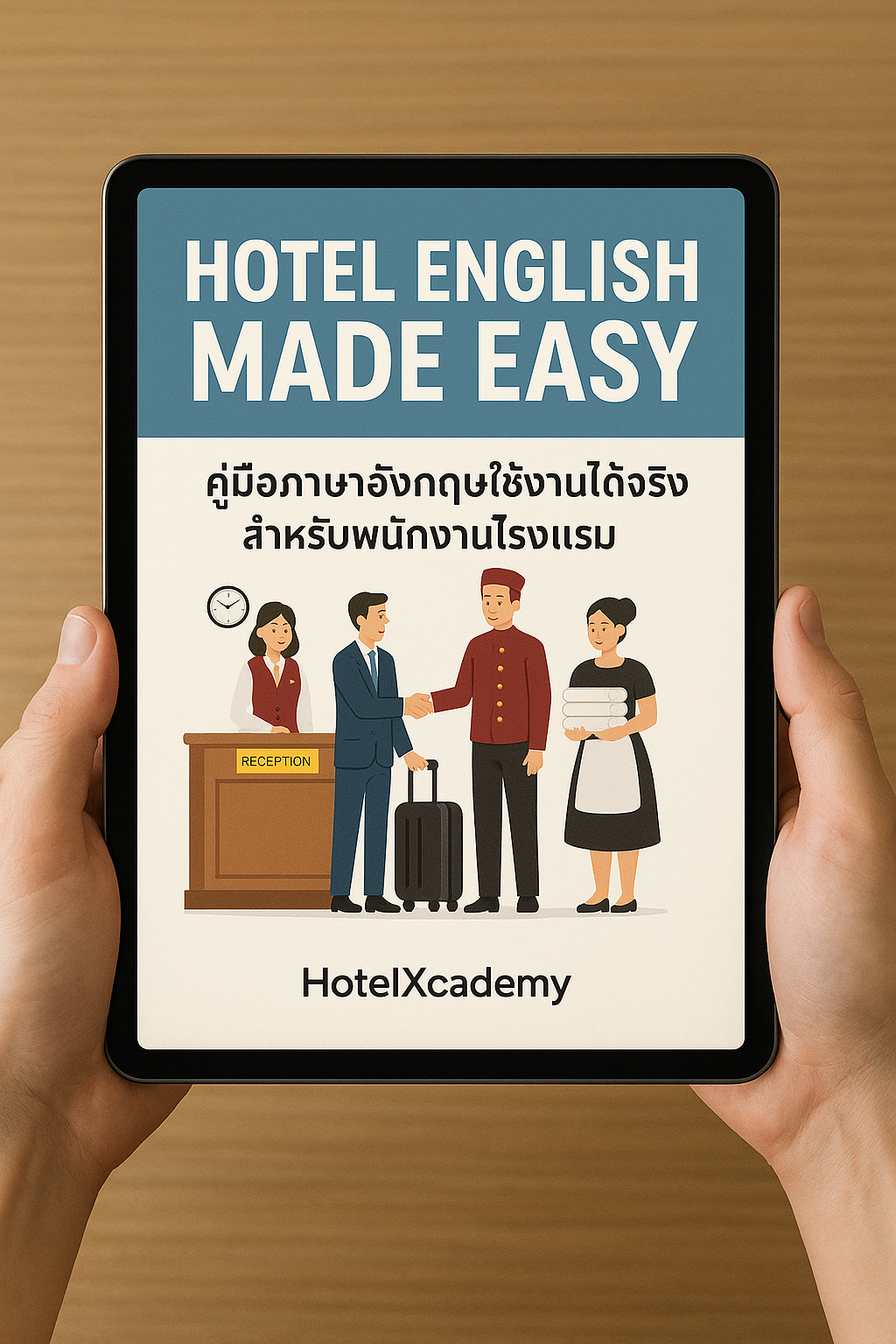 [หนังสืออีบุ๊ค - EBOOK] Hotel English Made Easy คู่มือภาษาอังกฤษใช้งานได้จริง สำหรับพนักงานโรงแรม