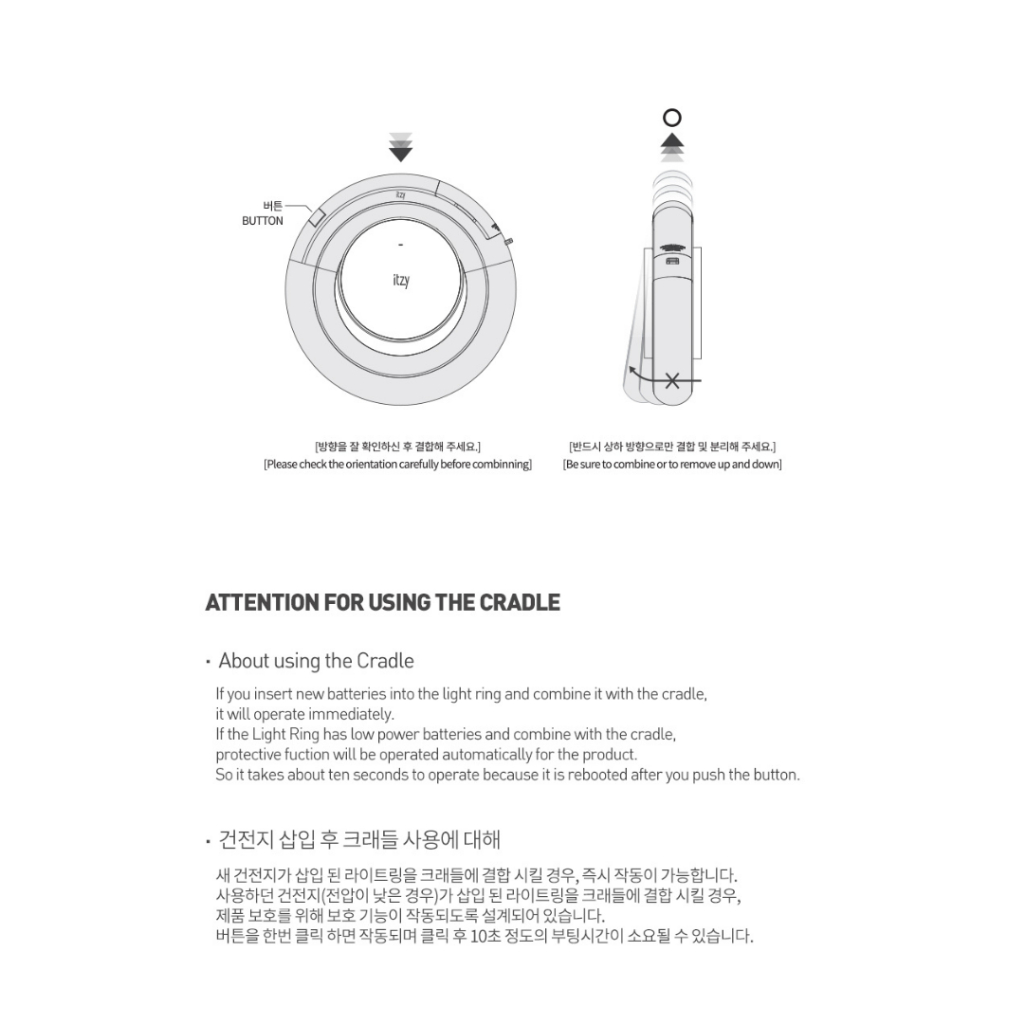 แท่งไฟITZY OFFICIAL LIGHT RING แท่งไฟอิทจี
