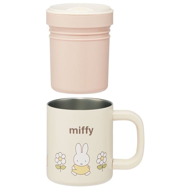 Skater - แก้วมัคสแตนเลสแบบ 2 ชั้น เก็บอุณหภูมิร้อน-เย็นลายมิฟฟี่ Miffy Stainless steel mug with inner cup