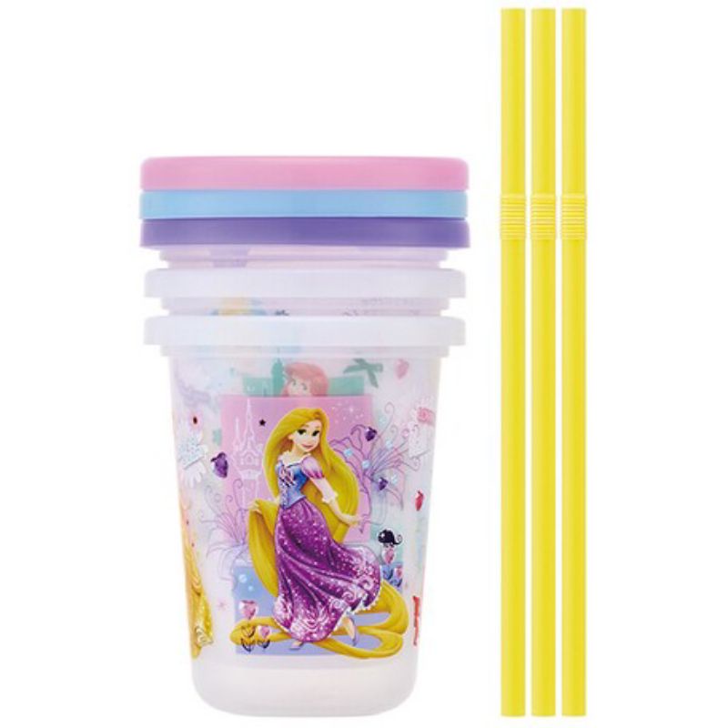 Skater - Tumbler with straw 230ml. แก้วน้ำเด็กมีฝาปิด พร้อมหลอดดูดเซท 3 ใบ