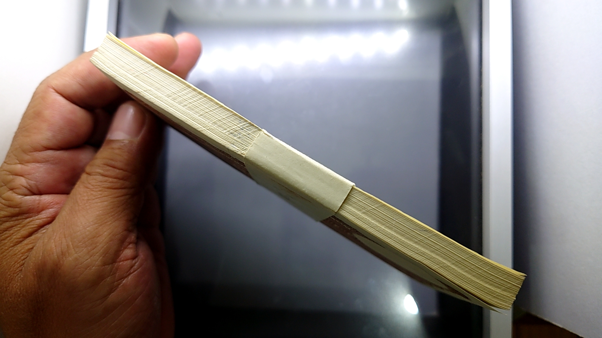 ธนบัตร 10 บาท (ยกแหนบ 100 ใบ เรียงเบอร์) แบบ 9 รุ่น 5 สมัย ร.9 รัชกาลที่9 ปี 2500 ไม่ผ่านใช้งาน