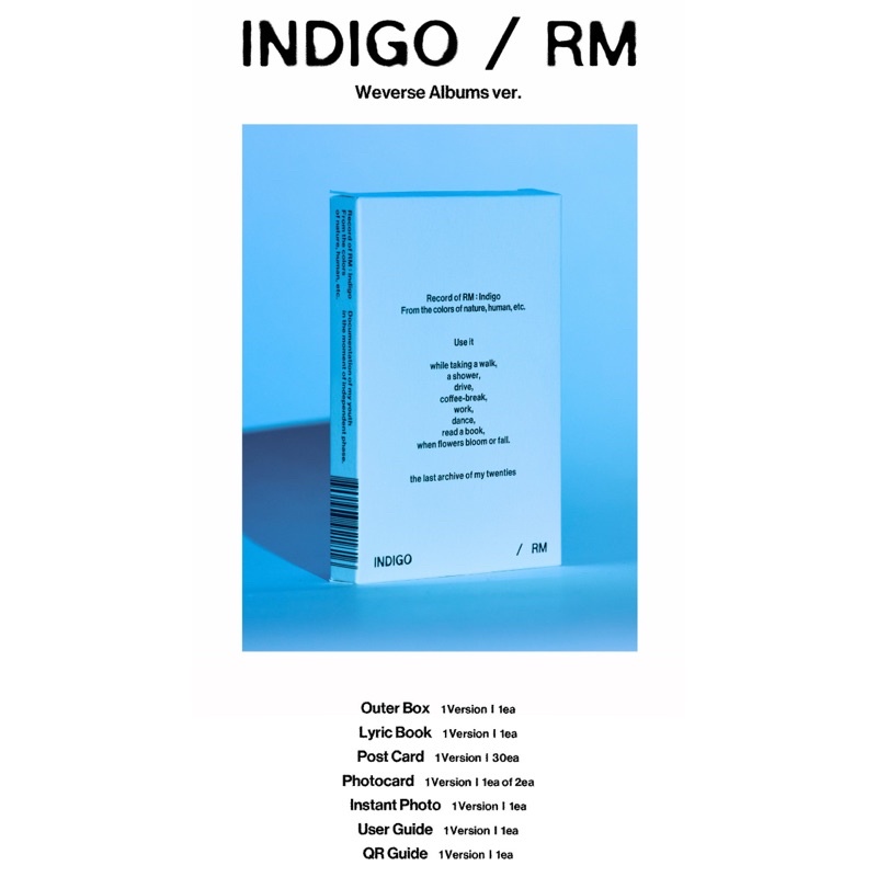 BTS (RM) Indigo (Weverse Special)