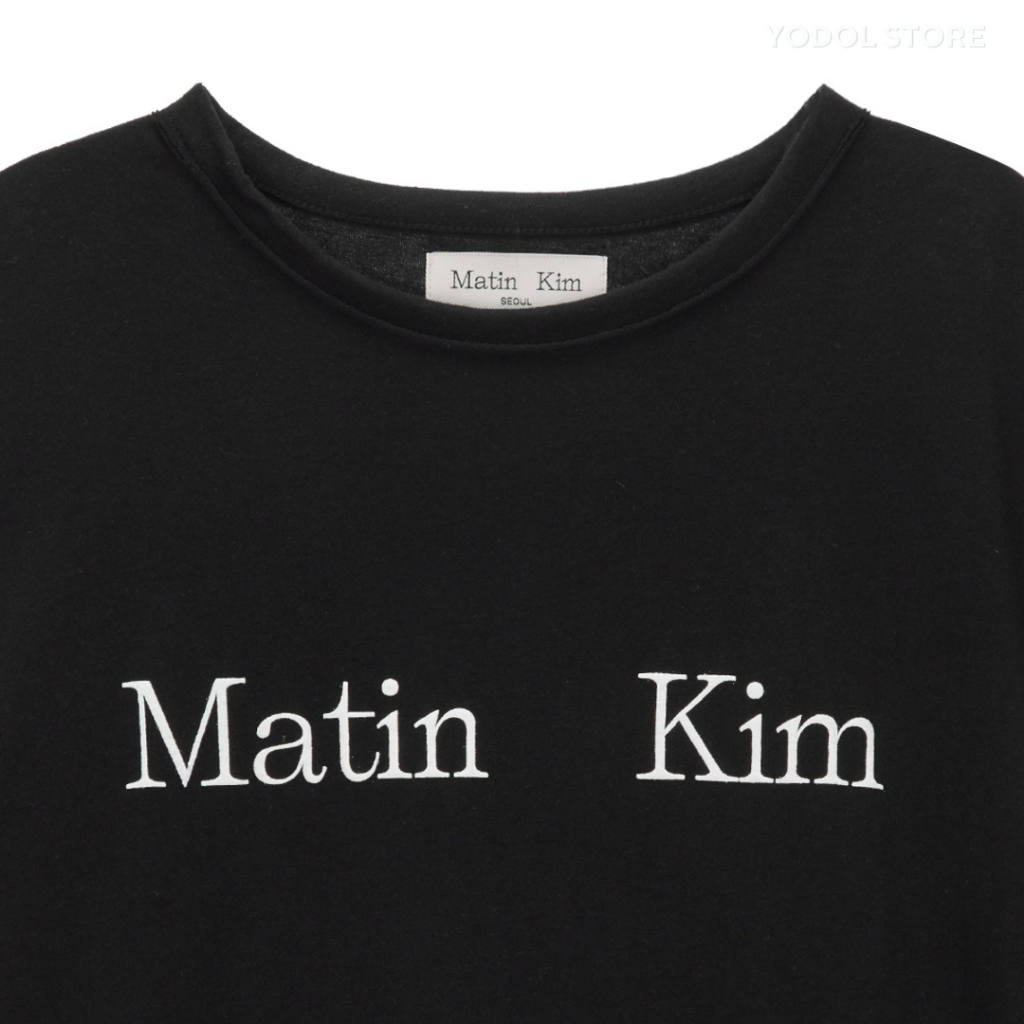 MATINKIM LOGO TOP IN BLACK & WHITE / เสื้อ matin kim