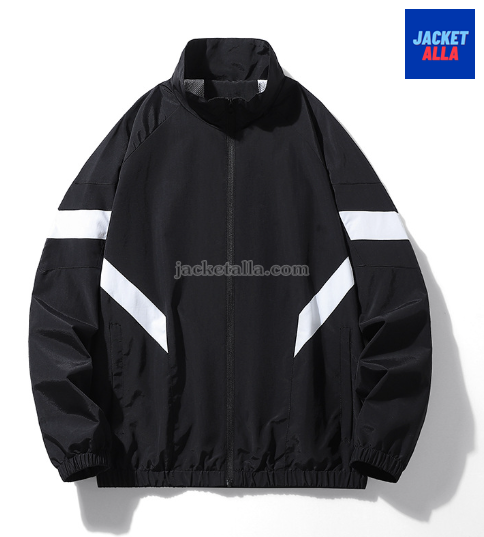 แจ็คเก็ตใหม่ Unisex หญิงชาย ฤดูใบไม้ผลิและฤดูใบไม้ร่วง เสื้อกันลมกีฬาลำลองคอปก
