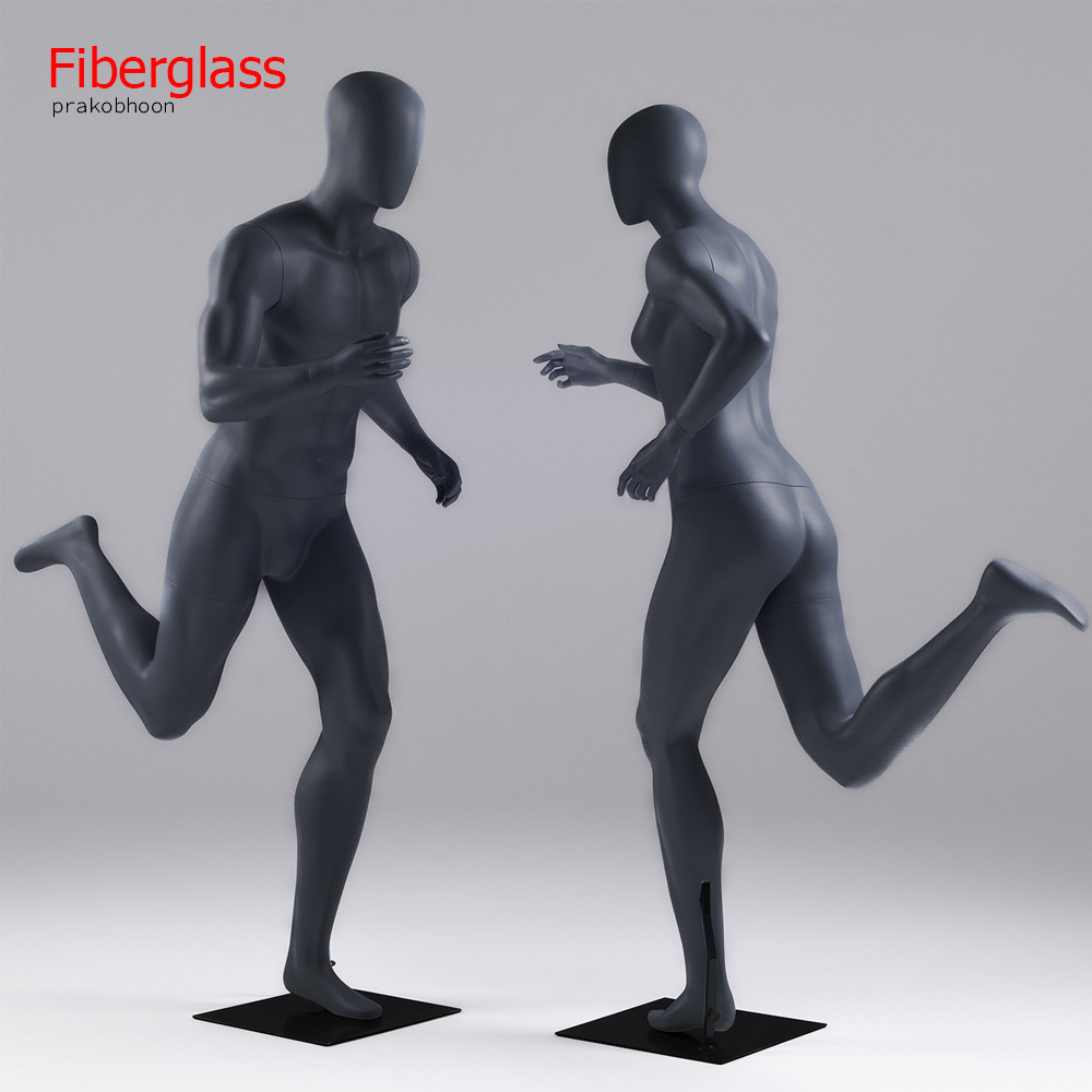หุ่นโชว์ท่าวิ่งไฟเบอร์กลาส (พรีออเดอร์)