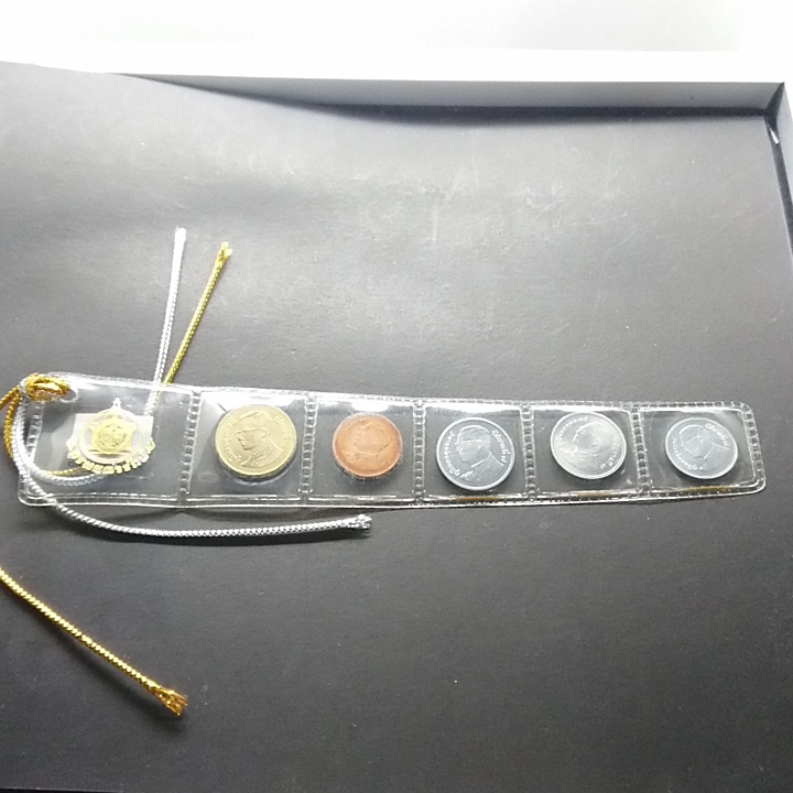 ที่คั่นหนังสือ ชุดเหรียญสตางค์ รัชกาลที่9 (50 สต. 25 สต.10 สต.) ปี พ.ศ. 2551 ไม่ผ่านใช้ หายาก ผลิตน้อย