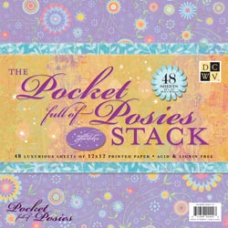 DC Pocket Full 12x12นิ้ว 48แผ่น24แบบ(ชุดPremium รวมแบบธรรมดาและ sparkles)