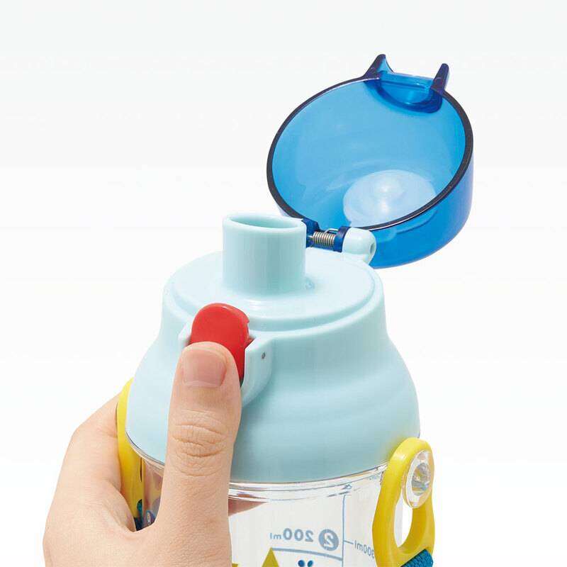 NEW เพิ่มลายปี 2024 Skater - Direct Drink Marker Bottle ขนาด 480ml ขวดน้ำยกดื่มแบบใส กระติกน้ำเด็ก