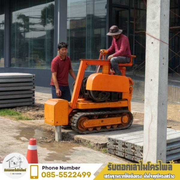 ตรวจเหล็กเสาเข็มเจาะขอนแก่น