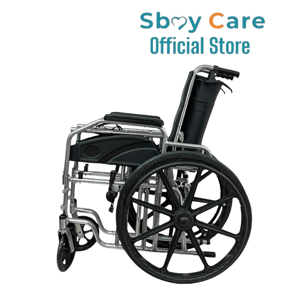 Say Care รถเข็นปรับนอนเบาะหนัง นั่งถ่าย ALK608LBGC