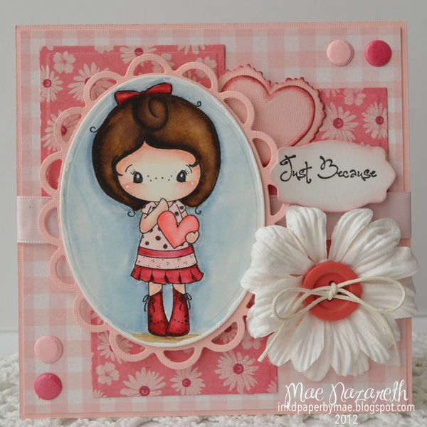 Heart KIKI stamp แสตมป์Rubberคุณภาพใช้ดึงเปลี่ยนเล็งตำแหน่งที่จะปั๊มได้นำเข้าจาก USA