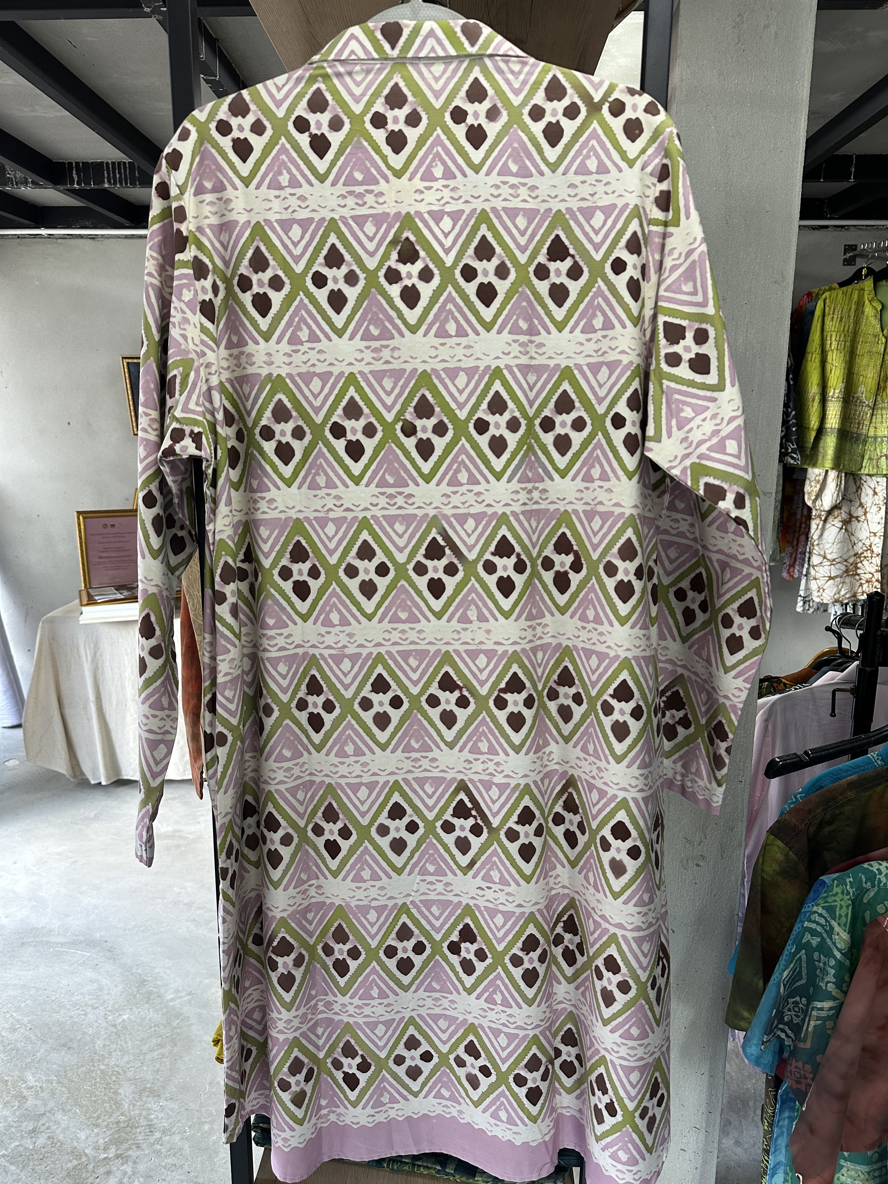 ชุดเดรส คอปก บาติก