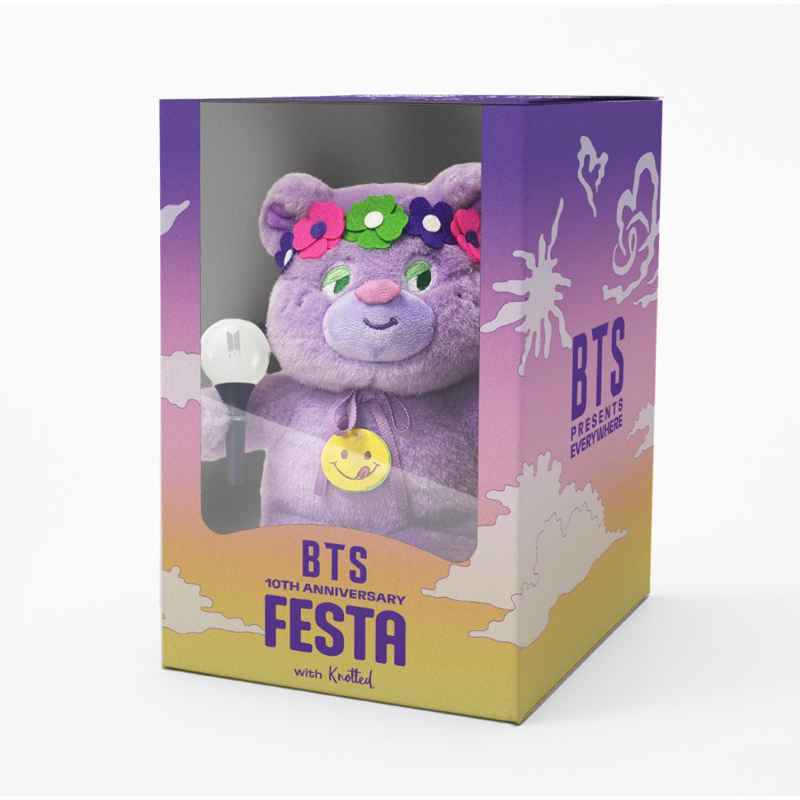 BTS FESTA SUGAR BEAR with Knotted ตุ๊กตา FESTA