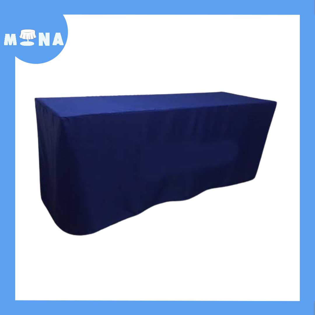 ผ้าคลุมโต๊ะแบบเก็บมุม Size 1.8 เมตร -ไม่สกรีนโลโก้