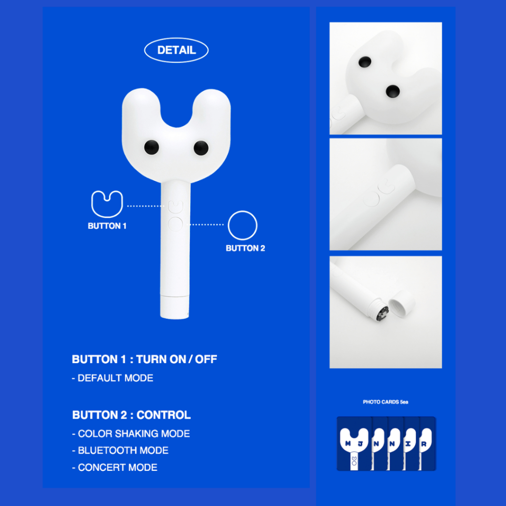 แท่งไฟ NEWJEANS OFFICIAL LIGHT STICK แท่งไฟนิวจีน