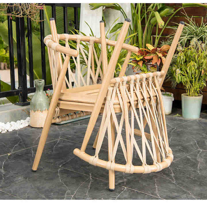 Save Place Fashion 3 Pieces Patio Restaurant Dining Furniture Waterproof Aluminium Out Door Garden Chair And Tables Set