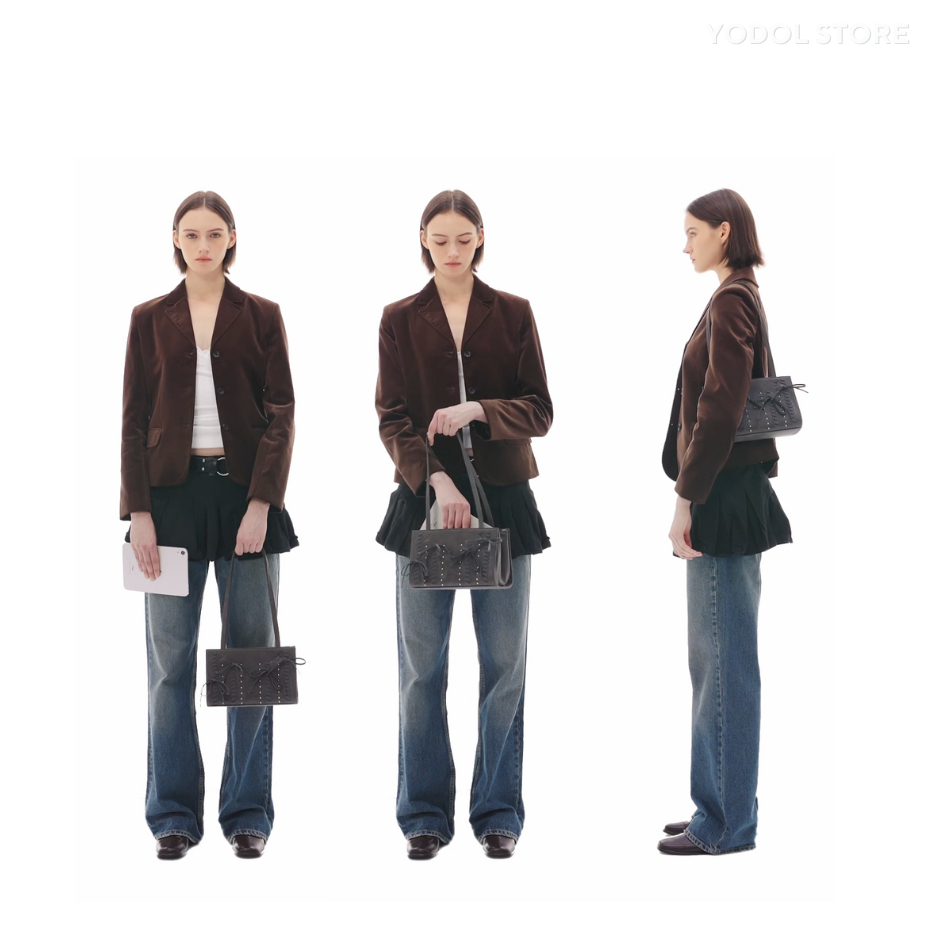 STAND OIL Oblong Bag Lace Up 2colors / สแตนด์ ออย